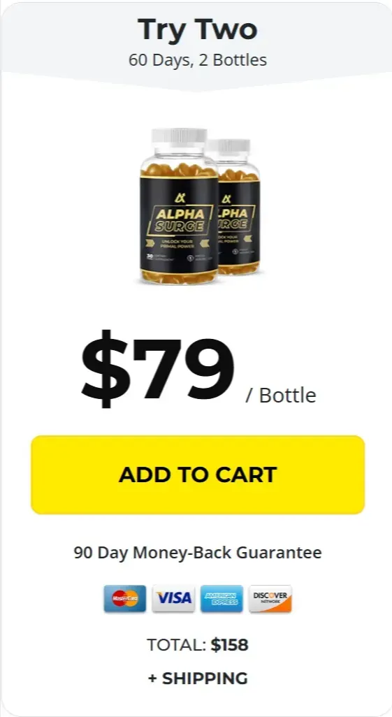 Alpha Surge price 2 bottle